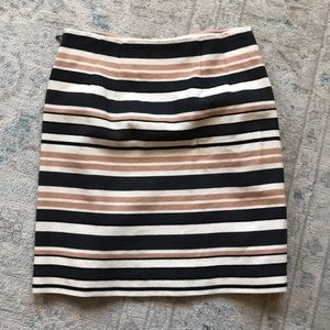 LOFT striped skirt